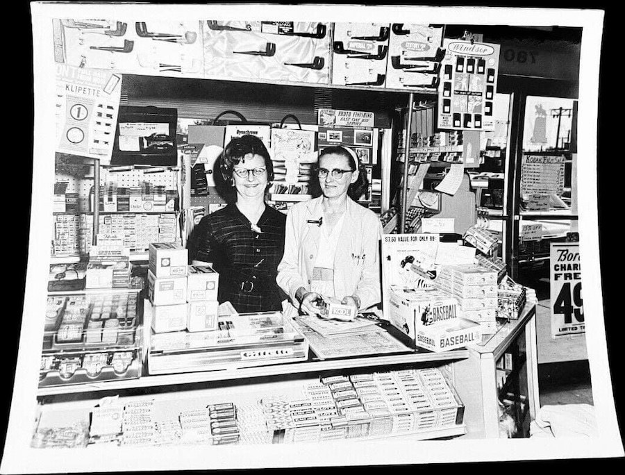 A Retail Counter Around 1964
